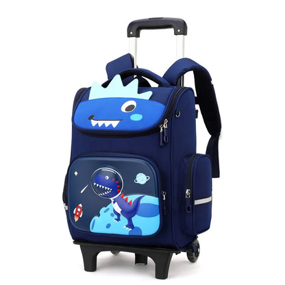 Kids Trolley Backpack For Girls Primary School Rolling Backpack for Boys School bag with Wheels School Wheeled Backpack Book Bag
