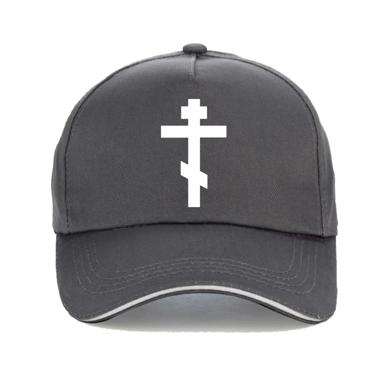 Russian Orthodox Cross Print Baseball cap Men Women Christian Crucifix Male Church Eternal Church Inspirational hat gorras