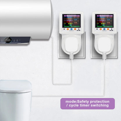 WIFI Smart Wattmeter Digital Power Meter Electricity Consumption Energy Meter Voltage Current Protection EU Plug Timer Switch