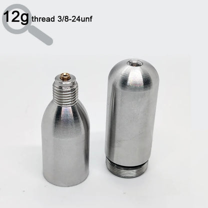 Rechargeable co2 cylinder 12g 16g CO2 Cartridges Refill CO2 Inflator for Bike Tires Brewing Equipment With Threaded Unthread