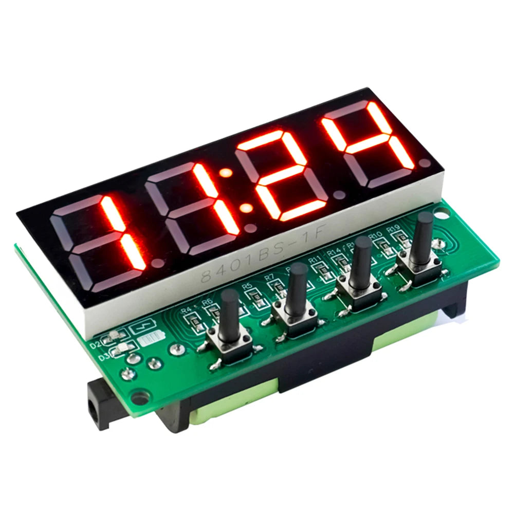 DIY Digital Clock Kit DC 5V Mini Weather Clock Soldering Practice Electronic Multifunctional DIY Alarm Clock Kit