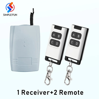 WiFi RF Smart Garage Sliding Door Opener Wireless Remote Control Switch AC DC 12V 24V Receiver Working with Rolling Code Tuya