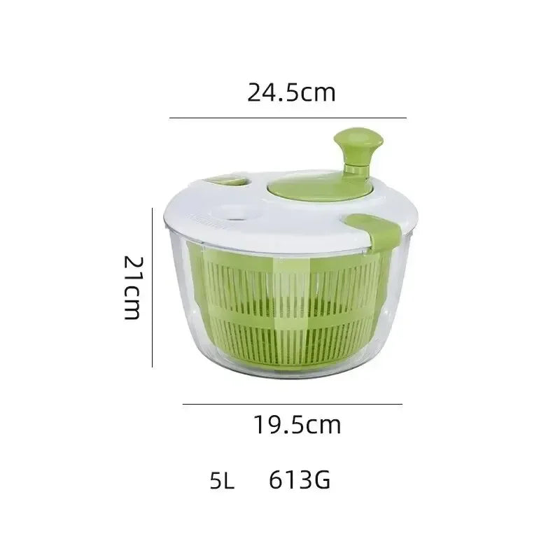 Vegetables Salad Spinner Lettuce Leaf Vegetable Dehydrator Multifunctional Vegetable Washer Salad Vegetable Dryer Mixer