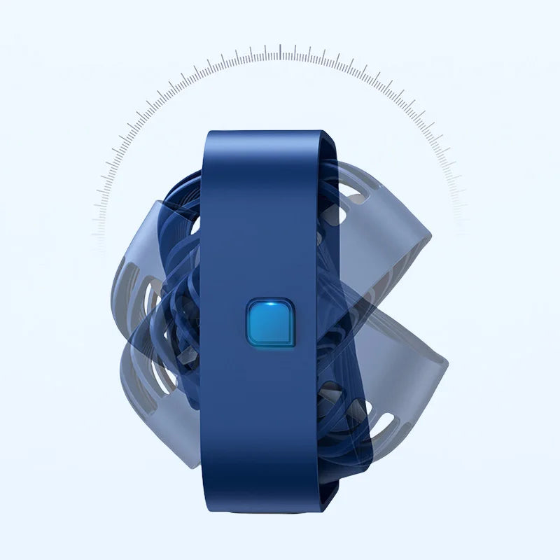 Mini Portable Fan USB Desk Fan Table Strong Airflow &Quiet Operation 3 Speed Wind 360° Rotatable Standing Fans For Room