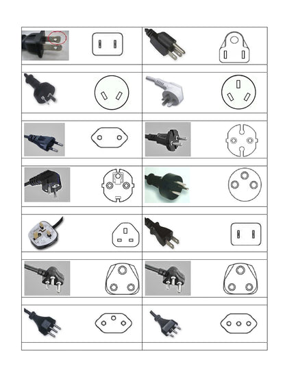 Universal Travel Adapter With 2 USB Ports Power Charger Adapter Outlet Converter Socket Plug Adaptor Connector EU UK US AU
