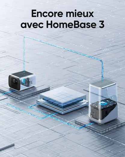 eufy security S220 SoloCam Solar Security Camera Wireless Outdoor Camera Continuous Power 2K Resolution Wireless