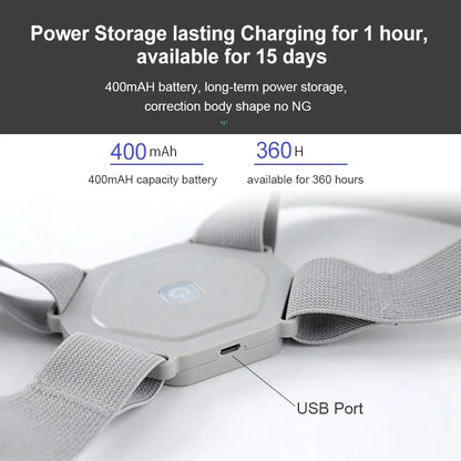 Smart Back Posture Corrector Spine Clavicle Brace Support Belt Vibration Shoulder Training Adjustable Adult Child Strap Health