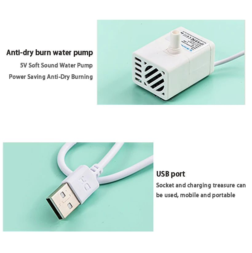 Automatic Cat Feeder Water Fountain With Large Capacity Flower Design Silent Pet Feeding System With Filter For Cats And Dogs