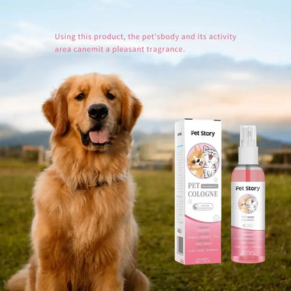 100ml Cruelty-Free Pet Perfume Odor Eliminator Cologne Spray Scented Private Label Calm Skin Deodorizing for Dog Cat