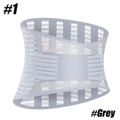 Breathable Back Brace for Lower Back Pain Relief, Lumbar Support Belt with Lumbar Pad for Men & Women Herniated Disc, Sciatica