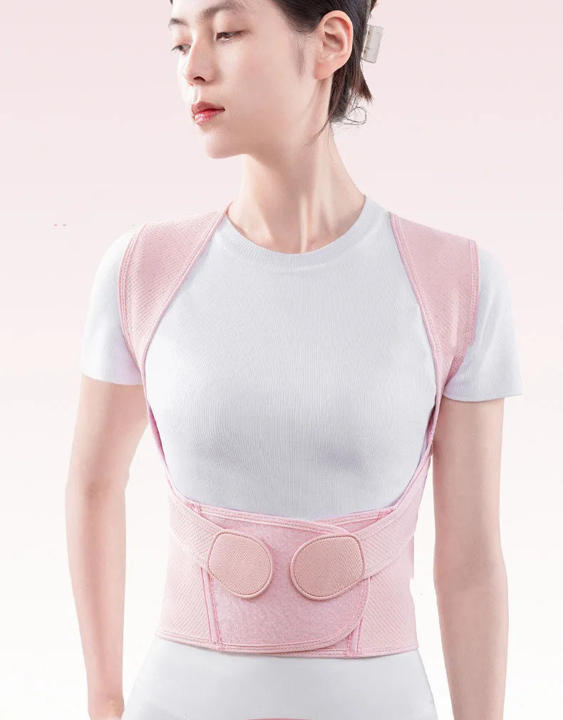 Posture Corrector for Hunchback & Spinal Alignment  Adjustable Upper Back Brace with Breathable Strap Orthopedic Posture Trainer