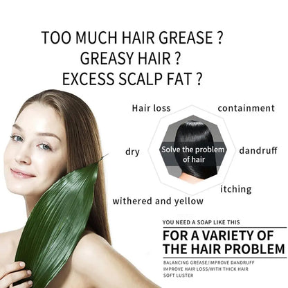 7types Ginger Handmade Shampoo Soap Cold Processed Soap Solid Shampoo Bar Pure Plant Hair Shampoos Hair Care