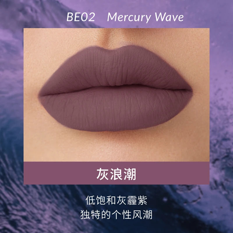 Kaleidos Lipstick Lip Cream Matte Velvet Nude Colours Lip Mud Waterproof Lip Gloss Long Lasting Lip Stain