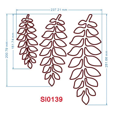 beautiful leaves cutting dies DIY scrapbook, embossed card, photo album decoration, handmade crafts