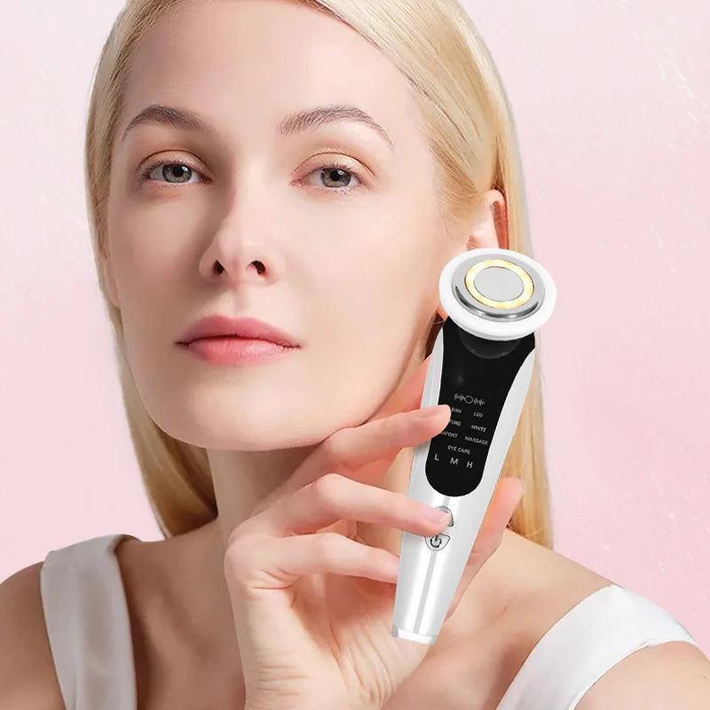 7 in 1 Face Lifting Face Lifting Massager Portable Home Use Electric Skin Care Tool Face Lift Massage Whitening Skin Tightening