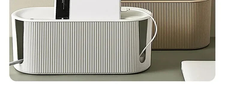 Portable Cable Management Organizer Box for Power Strips and Cord for Power StripsTV Computer Wires Hider Box for Home Office