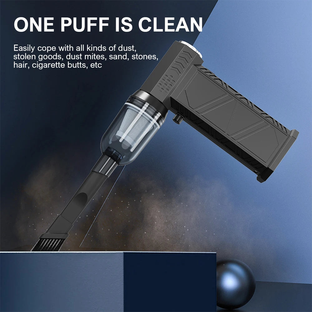 X9 Violent Fan 300000RPM Powerful Air Blower Vacuum Cleaner Type-C Charging Strong Winds 58m/s Brushless Turbo Jet Blower Dryer