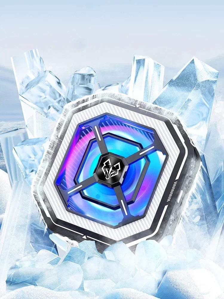 Semiconductor Phone Cooler with Freezing Capability, Magnetic & Clip-on Cooling Fan, For iPhone & Android Phones