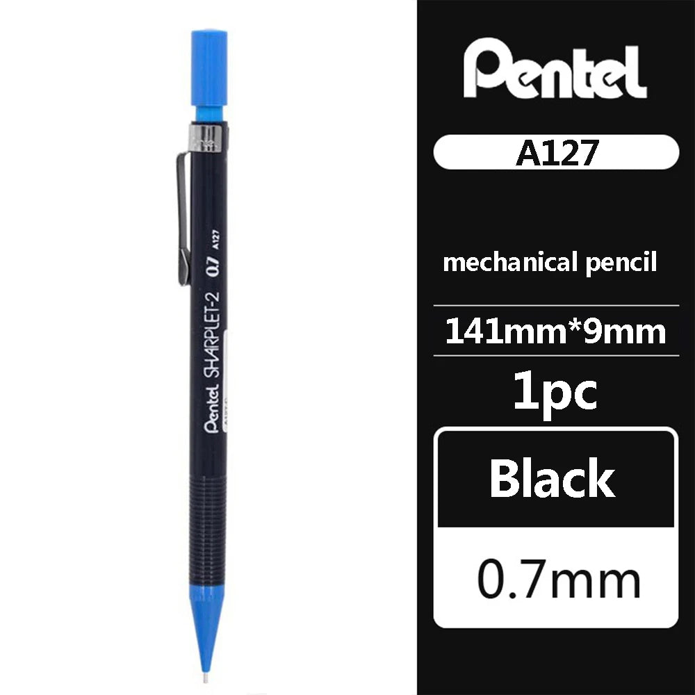 Japan Pentel Mechanical Pencil 0.5/0.7/0.9mm Drawing Office & School Supplies Stationery A125 127 129 School Acsesories School