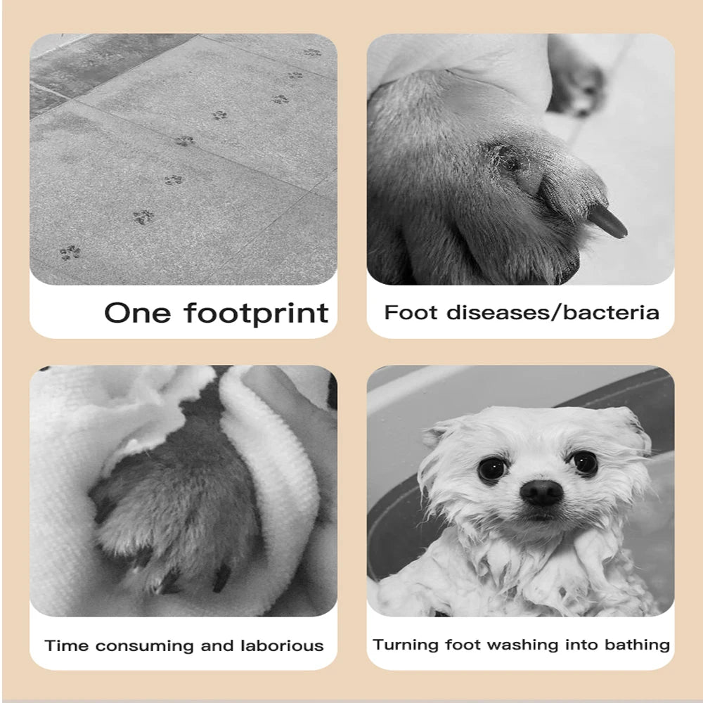 Automatic Dog Paw Washer  USB Rechargeable Pet Paw Cleaner Portable Dog Cleaning  Cup Foot Pet Paw Cleaner Electric Paw Massager