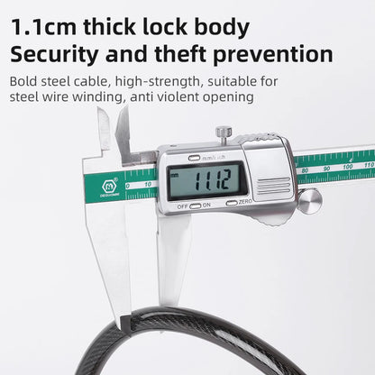 Bicycle Lock Comes With Intelligent Light Sensing Charging Tail Lights Mountain Bikes Road Bikes Password Locks Anti-theft Locks