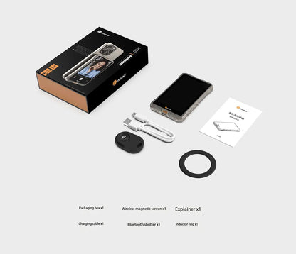 Fotorgear MS01 Selfie Vlog Monitor Screen For Smartphone Magnetic Selfie Screen Display for iPhone Android Phones