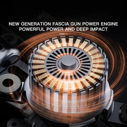 Portable Fascia Gun Deep Tissue Massage Mini Lightweight and Adjustable Speed Massage Equipment Suitable for The Whole Body