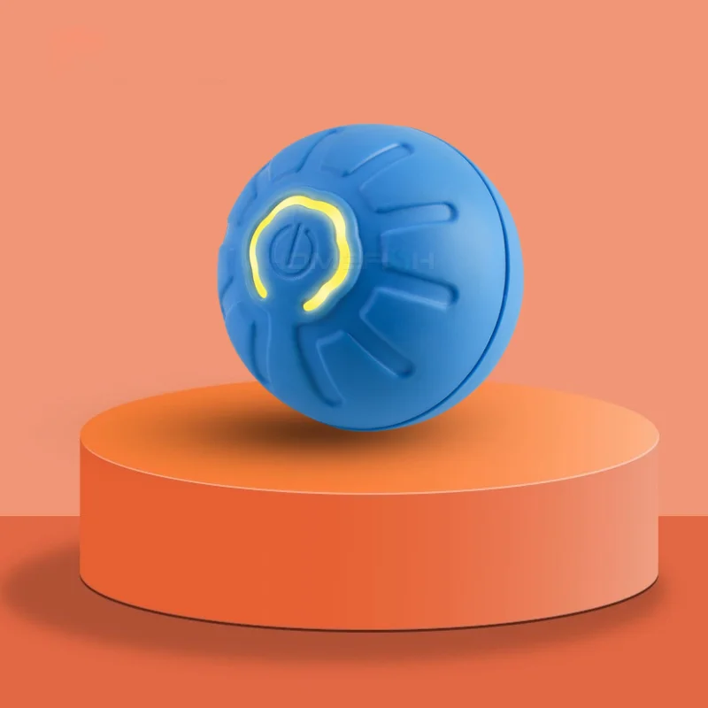 Smart Jumping Ball Pet Toy Auto-Moving Chew-Resistant with USB Charge for Dogs Cats Interactive Play