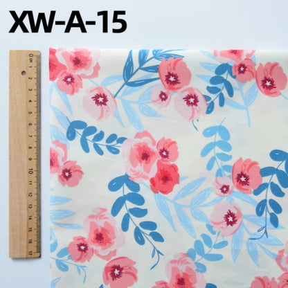 Fabric cotton handmade diy bedding flowers garden flowers pure cotton printing fabric twill cotton fabric sewing
