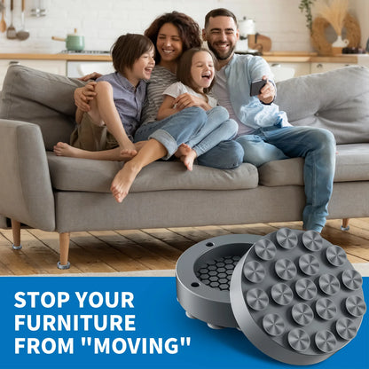 Anti Vibration Feet Pads For Washing Machine Mat Slipstop Silent Universal Slip Shock-absorbing Foot Washing Machine Protects