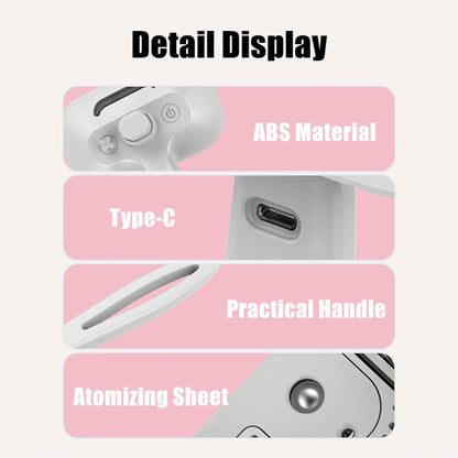 Type-c Rechargeable Pet Spray Disinfection Self-cleaning Comb Pet Massage Comb Steam Brush for Hair Care