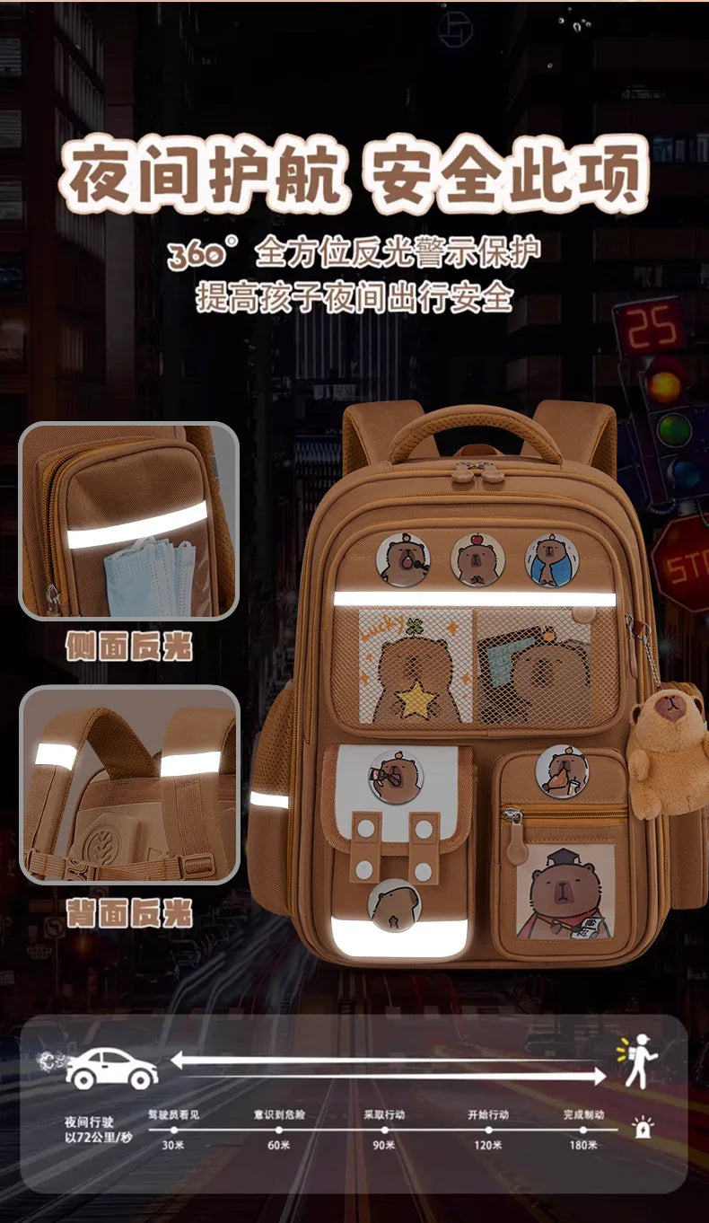 children School Bags For Boys Girls Kids backpack Primary orthopedic Backpack Waterproof Schoolbag big Book Bag mochila infantil