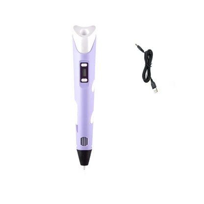 3D Pen DIY Drawing Pen With LCD Screen Compatible PLA ABS Filament Toys Safe Paiting for Children Kids Christmas Birthday Gifts