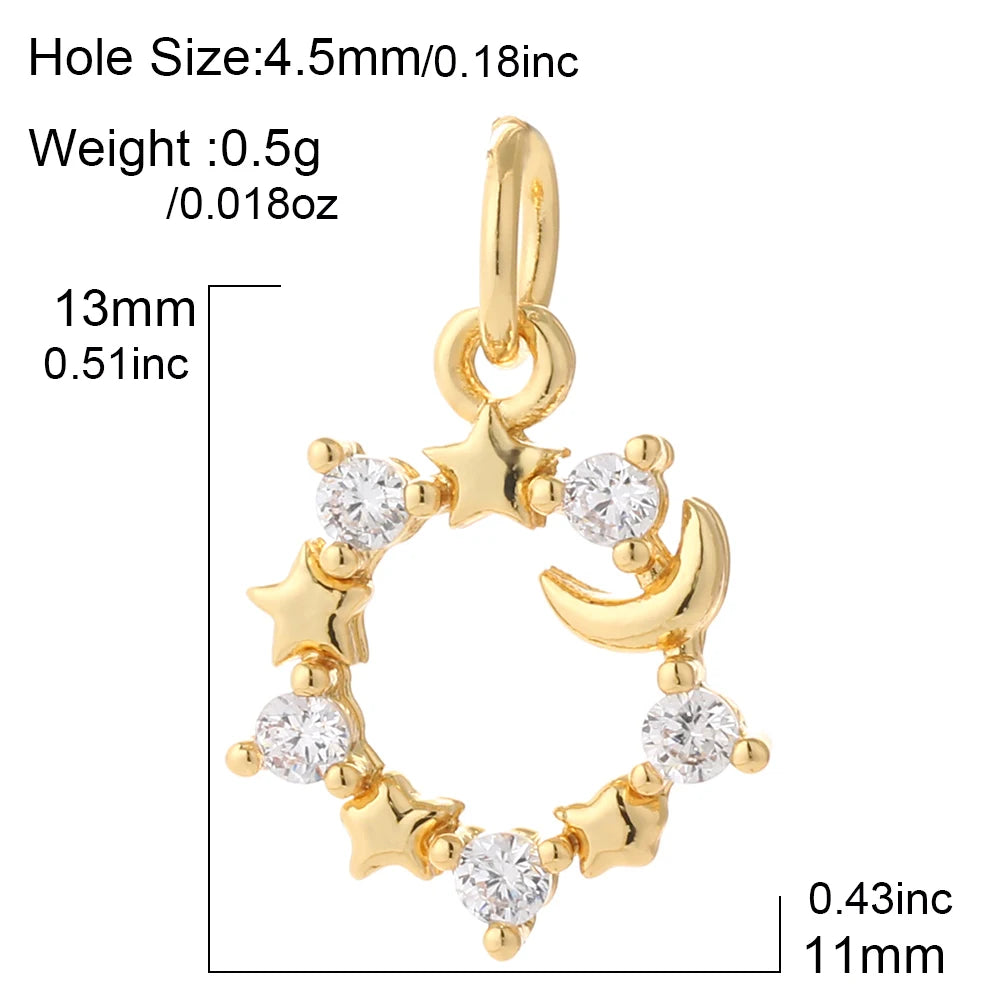 Cute Star Pendant Jewelry Production Supplies Bohemian Earrings Bracelet Necklace Keychain Accessories Resin Charm