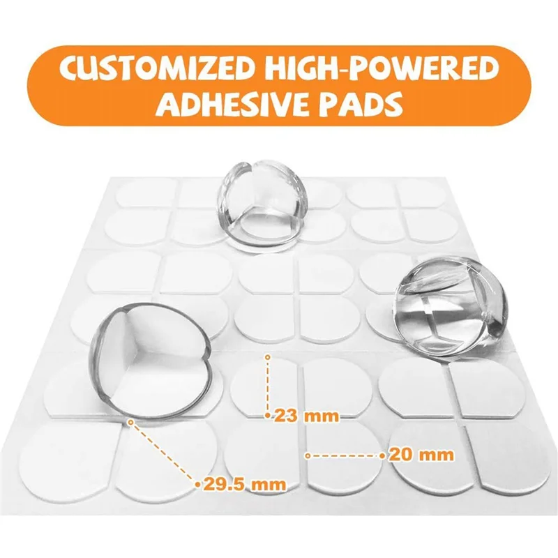LCLL-Corner Protector, Baby Proofing Table Corner Guards, Keep Child Safe, Protectors For Furniture Sharp Corners (36 Pack)