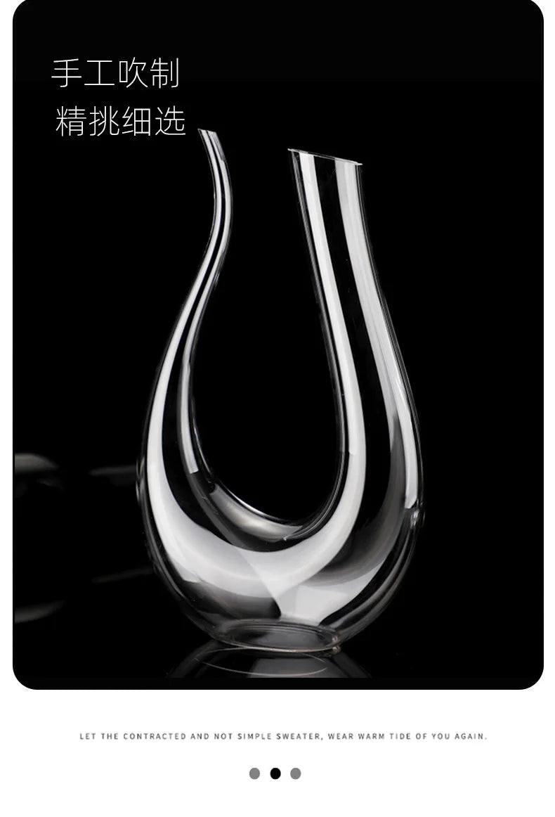 High-grade crystal glass red wine decanter household  dispenserEuropean red wine jug wine personality jug set