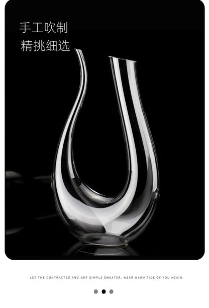 High-grade crystal glass red wine decanter household  dispenserEuropean red wine jug wine personality jug set