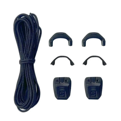 Soft Fabric Quick lace Kit Casual No tie Shoe laces Colorful Round Tennis Laces Sneaker Fabric Shoe laces Shoelaces For Salomon