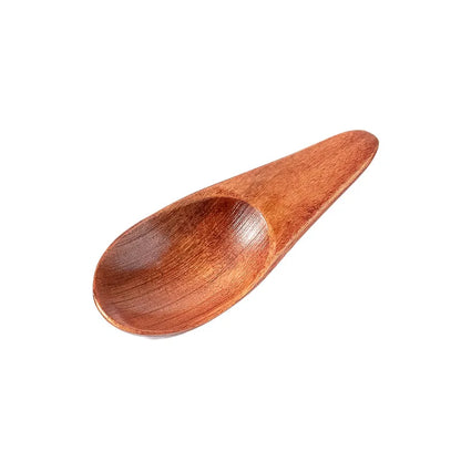 Mini Creative Tea Spoon Short Handled Small Wooden Spoon Coffee Spoon Spice Spoon Salt Spoon Milk Powder Spoon Wholesale
