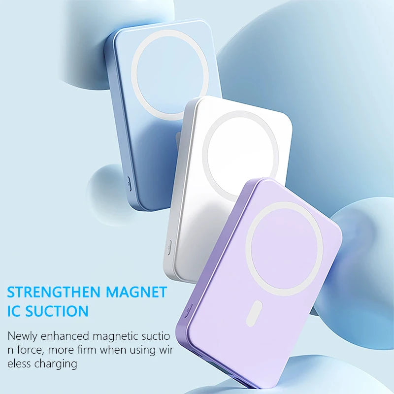 Powerbank 10000mAh Wireless PD15W / PD22.5W Bracket design Power bank Fast charge For Magsafe power bank For Power bank iphone