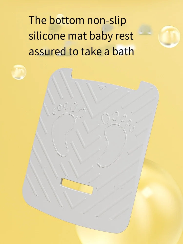 Baby standing bath device Adjustable folding children's bath tub wash butt bath stand