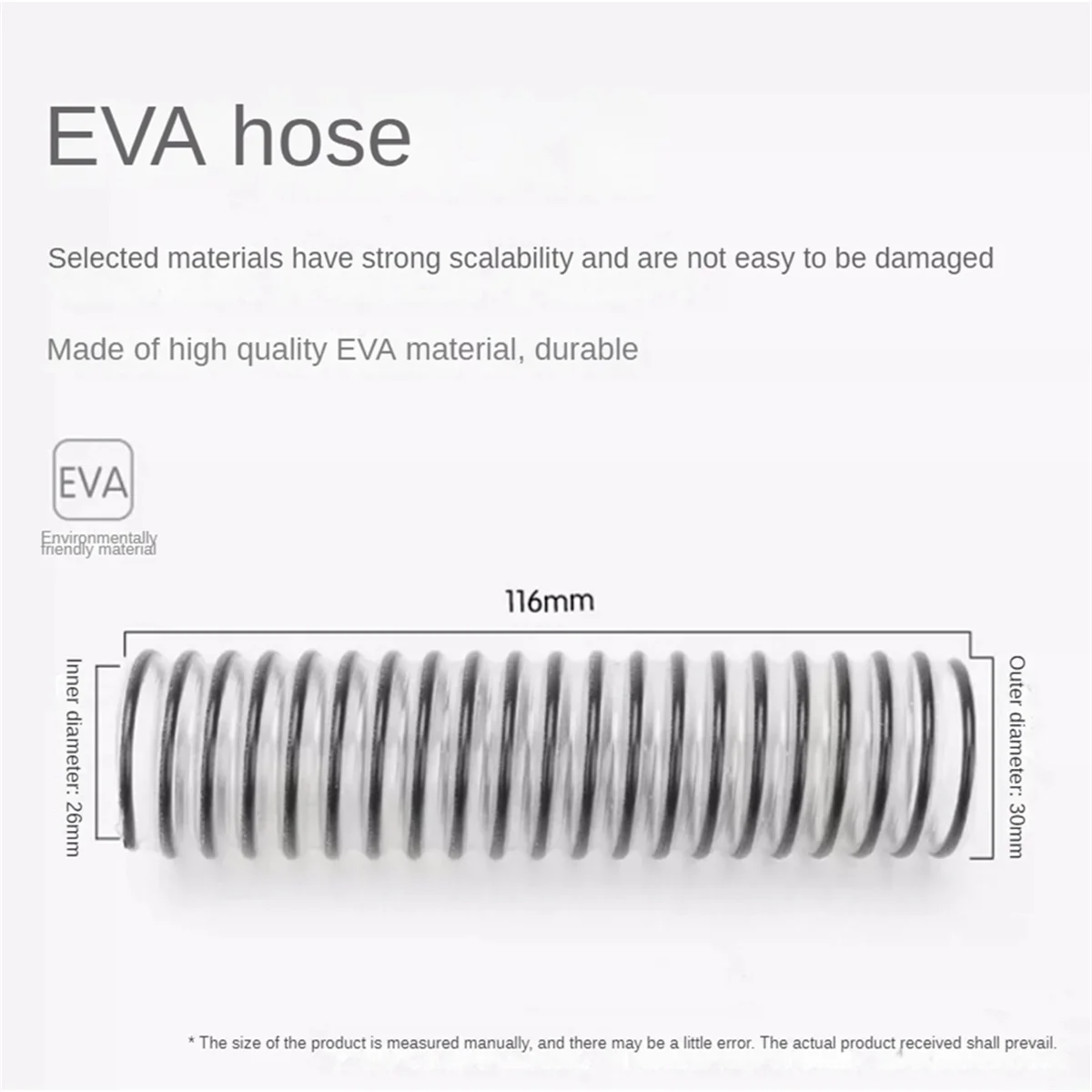 2pcs for Floor Series / Series Floor Scrubber Universal Sewage Pipe Spiral Hose Floor Brush Connecting Pipe