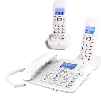 Wireless Telephone 1-4 handstes cordless Answering Machine 2.4G Corded Phone Handset office home hotel Long Range table phone