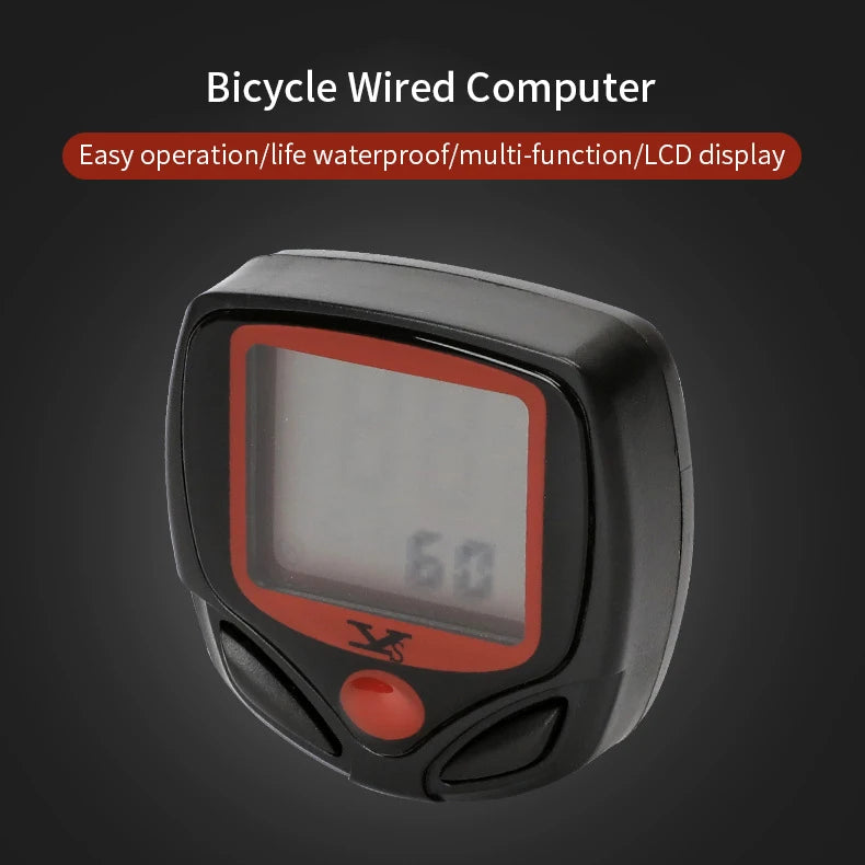 Waterproof Bicycle Bike Cycle Lcd Display Digital Computer Speedometer cycling computer