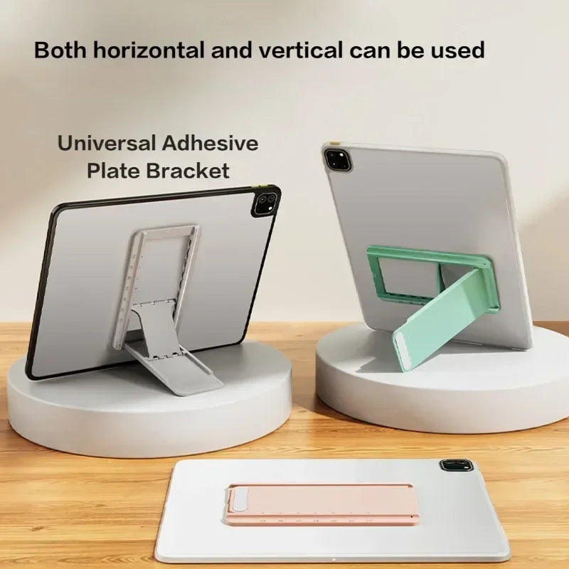 Universal Tablet Stand Foldable Storage Portable Sticky Creative Tablet Bracket for Ipad Desktop E-Reader Bracket Tablet Holder
