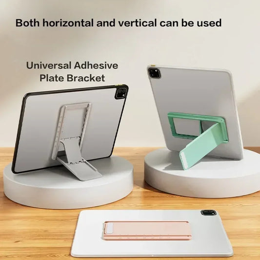 Universal Tablet Stand Foldable Storage Portable Sticky Creative Tablet Bracket for Ipad Desktop E-Reader Bracket Tablet Holder