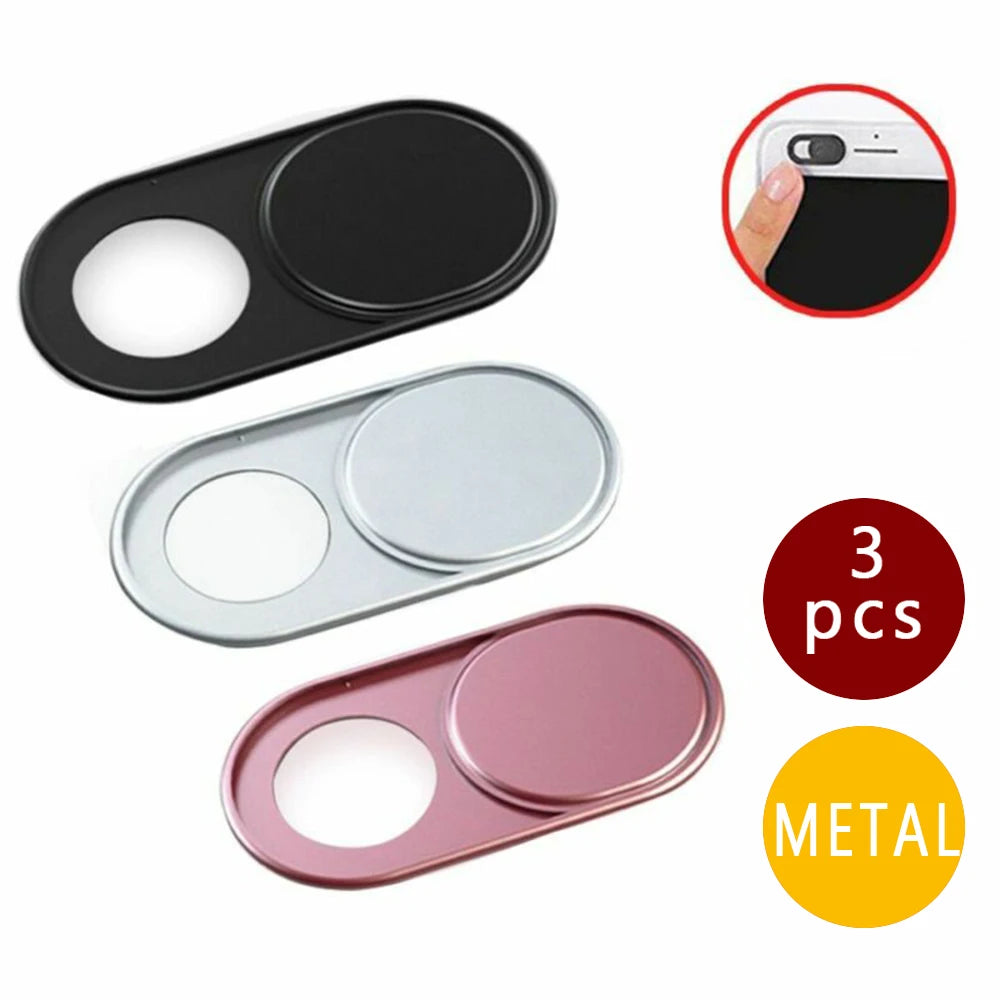 3PCS Phone Laptop PC Camera Cover Antispy Webcam Privacy Protector Privacy Protection Slide Shutter Shield For IMac For Ipad