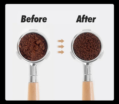 Espresso Coffee Stirrer Coffee Stirring Tool Coffee Powder Stirrer Needle Distributor Wood Handle Barista Hand Distribution Tool