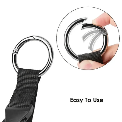Travel Luggage Fixed Strap Backpack External Strap Portable with Release Buckle Add-A-Bag Luggage Strap Belt Jacket Holder