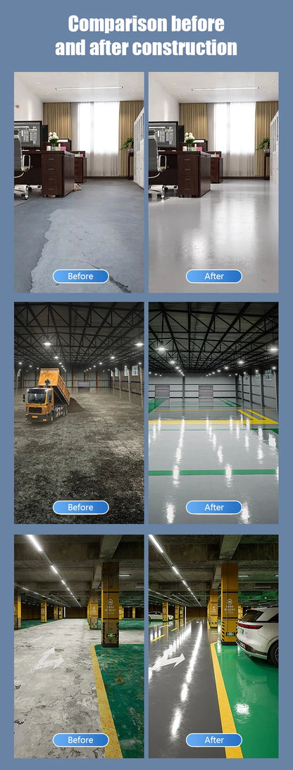 Floor paint water-based indoor and outdoor household floor paint waterproof coating plant floor wear-resistant leveling paint